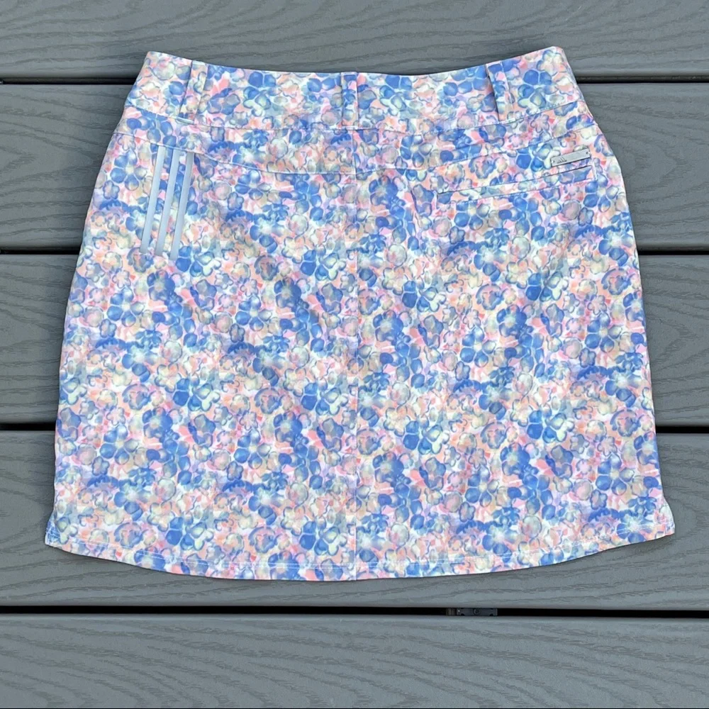 ADIDAS Floral Print Skort Active Skort women’s Size 4 New With Tags - Picture 4 of 10